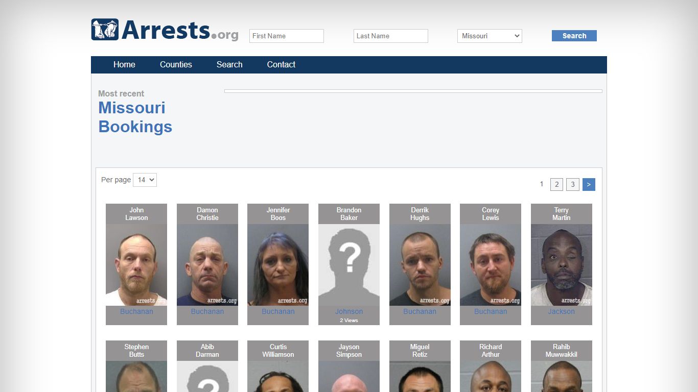 Missouri Arrests and Inmate Search